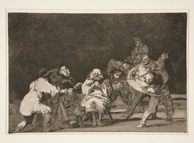 Loajalita, pl. 17 ze série Přísloví od Francisco de Goya