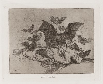 Výsledky (The Consequences), Deska 72 z The Disasters of War od Francisco de Goya