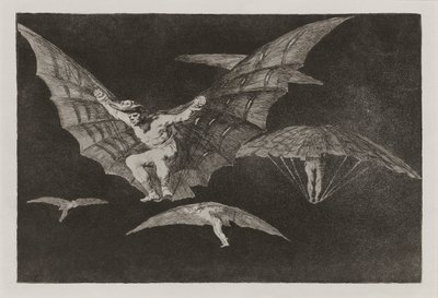 Modo de volar (Způsob létání), také známý jako Donde hay ganas hay ma?a (Kde tam od Francisco de Goya