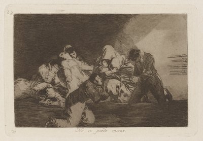 Nemůžeš se dívat (One Can od Francisco de Goya