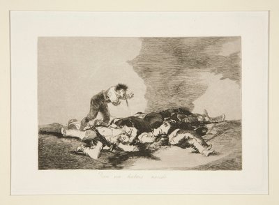 Pro to jste se narodili (Toto je to, pro co jste se narodili), pl. 12 z The Disasters of War od Francisco de Goya