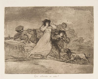 Deska 65 z The Disasters of War Los Desastres de la Guerra..., po letech 1814-15 vydaná v roce 1863. od Francisco de Goya