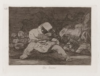 Jaké šílenství! (What Madness!), Deska 68 z The Disasters of War od Francisco de Goya