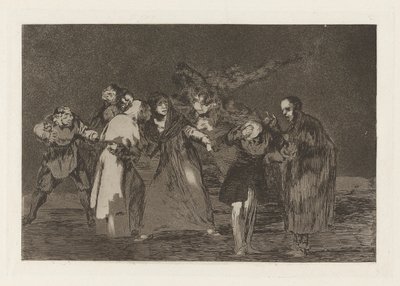 Léčí bodná zranění, ale ne špatná slova (Rány se hojí rychleji než uspěchaná slova), ze série Los absurdities (Los proverbios) od Francisco de Goya