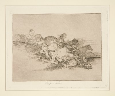 Vždy se to stane (It Always Happens), pl. 8 z The Disasters of War od Francisco de Goya