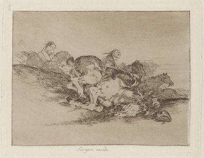 Vždy se to stane (It Always Happens), pl. 8 ze série The Disasters of War od Francisco de Goya