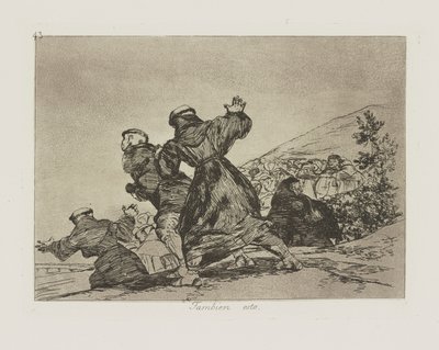 To taky. (To taky.), pl. 43 ze série The Disasters of War od Francisco de Goya