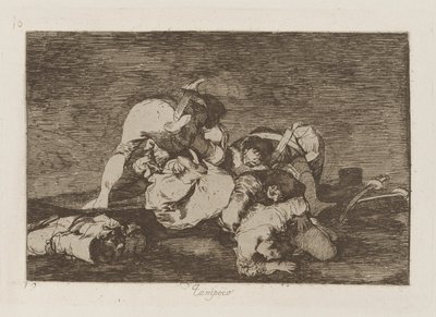 Ani (ani [Do These] Buď), pl. 10 ze série The Disasters of War od Francisco de Goya