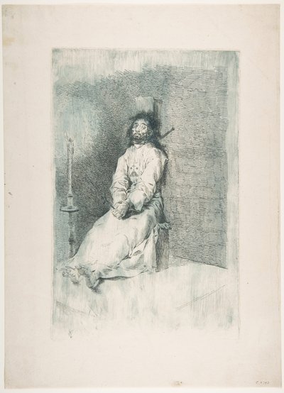 The Garroted Man The Garroted Man, ca. 1778-80. od Francisco de Goya