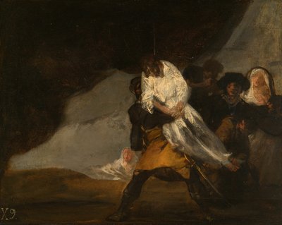 Oběšený mnich, c. 1810. od Francisco de Goya