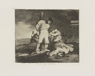 Y no hai náprava. (A tam od Francisco de Goya