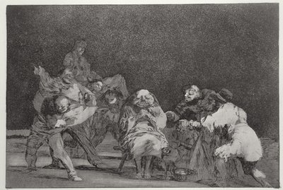 193-0082313 Loajalita, deska 17 „Přísloví“ od Francisco Jose de Goya y Lucientes