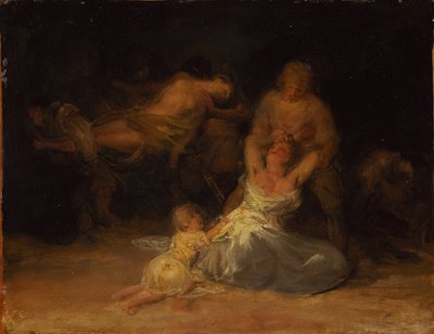 Násilný čin na dvou ženách od Francisco Jose de Goya y Lucientes