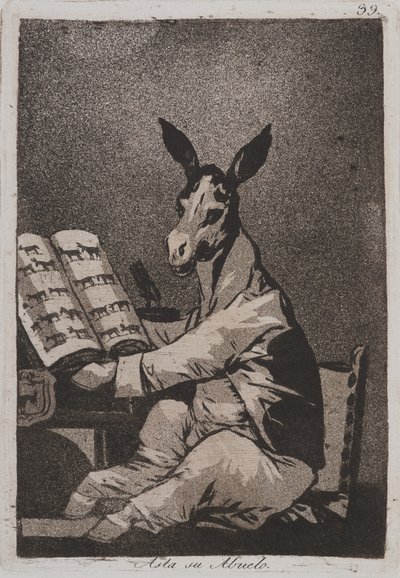 A tak byl jeho dědeček (Asta su abuelo) od Francisco de Goya