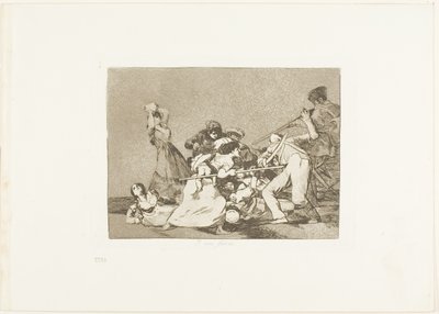 A jsou jako divoká zvířata, deska pět z The Disasters of War od Francisco Jose de Goya y Lucientes