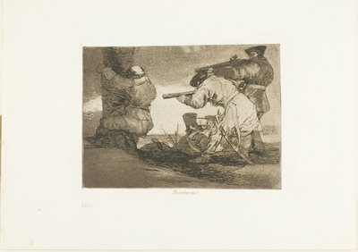 Barbaři!, deska 38 z The Disasters of War od Francisco Jose de Goya y Lucientes