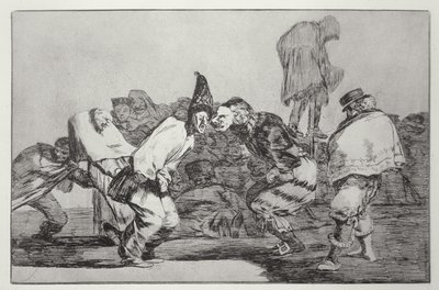 Karnevalová fantasy, deska 14 „Přísloví“ od Francisco Jose de Goya y Lucientes