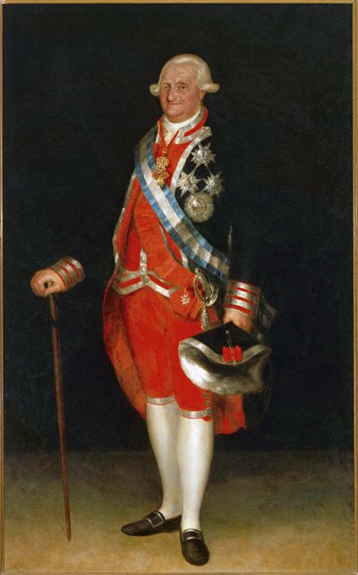 Karel IV., španělský král ... (malba na plátně) od Francisco Jose de Goya y Lucientes