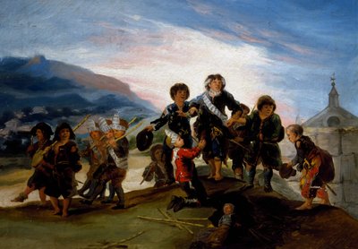 Děti si hrají na vojáky od Francisco Jose de Goya y Lucientes