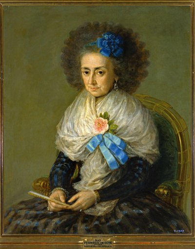 Dona Maria Antonia Gonzaga, markýza z Villafrancy ... (malba na plátně) od Francisco Jose de Goya y Lucientes