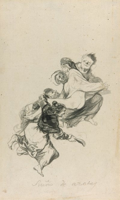 Sen o bičování od Francisco Jose de Goya y Lucientes