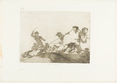 Zasloužil si to, deska 29 z The Disasters of War od Francisco Jose de Goya y Lucientes