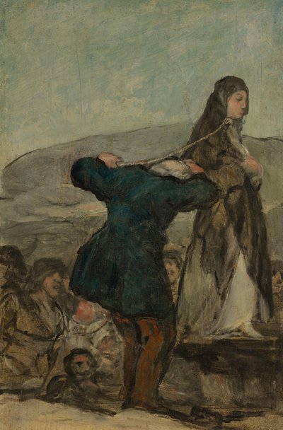 Poprava čarodějnic od Francisco Jose de Goya y Lucientes