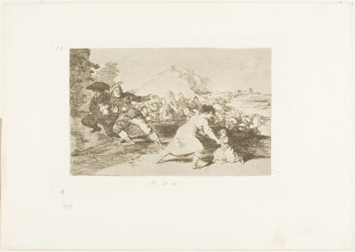 Viděl jsem to, deska 44 z The Disasters of War od Francisco Jose de Goya y Lucientes