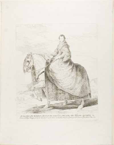 Isabella Bourbonská od Francisco Jose de Goya y Lucientes