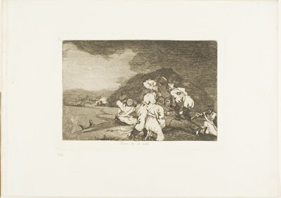 It Serves You Right, deska šest z The Disasters of War od Francisco Jose de Goya y Lucientes