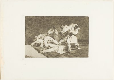Bude to stejné, deska 21 z The Disasters of War od Francisco Jose de Goya y Lucientes