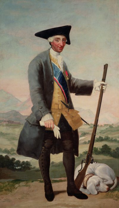 Král Karel III. (1716-88) jako lovec od Francisco de Goya