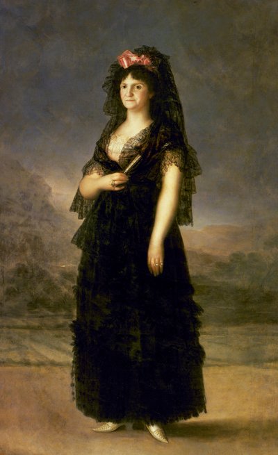 Marie Luisa Parmská (1751-1819) (olej na plátně) od Francisco Jose de Goya y Lucientes