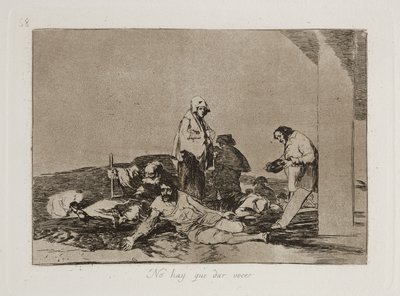 No hay que dar voces (nemá cenu křičet) od Francisco Jose de Goya y Lucientes