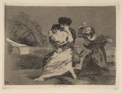 Nechtějí to od Francisco Jose de Goya y Lucientes