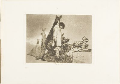 Ne v tomto případě, deska 36 z The Disasters of War od Francisco Jose de Goya y Lucientes