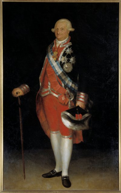 Portrét Karla IV., španělského krále (olej na plátně) od Francisco de Goya