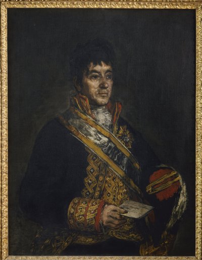 Portrét Dona Miguela de Lardizabal y Uribe (1744-1824) - Francisco de Goya (1746-1828). olej na plátně od Francisco de Goya