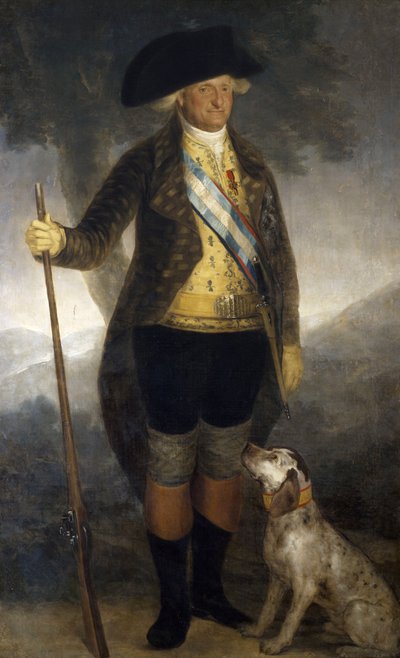 Portrét španělského krále Karla IV. (1749-1819), konec 18. století, od Francisca Goyi, olej na plátně, 209x126 cm od Francisco Jose de Goya y Lucientes