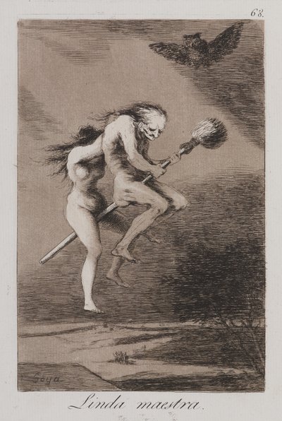 Krásná učitelka! (Linda maestra!) od Francisco de Goya