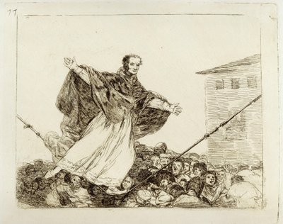 Že se provaz přetrhne (Desastres de la Guerra 77) od Francisco Jose de Goya y Lucientes