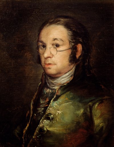 Autoportrét s brýlemi od Francisco de Goya