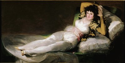 Oděná Maja od Francisco Jose de Goya y Lucientes