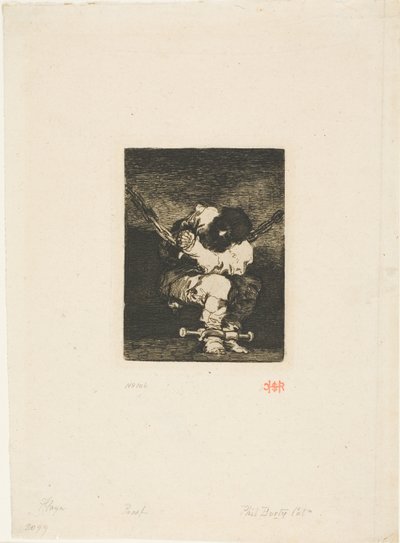 Vazba je barbarská jako zločin ("Malý vězeň") od Francisco Jose de Goya y Lucientes