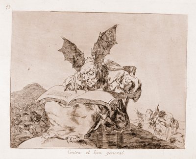 The Disasters of War: Against the common good (lept z přípravné kresby od Francisco de Goya