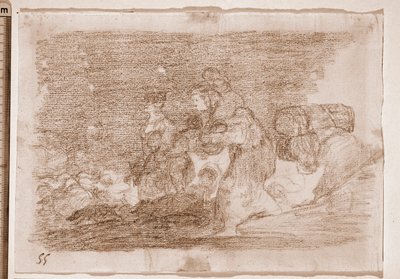 The Disasters of War : A tohle taky (přípravná kresba od Francisco de Goya