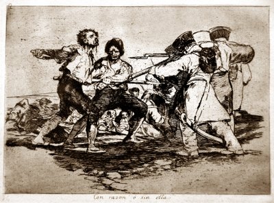 The Disasters of War: Con Razon o Sin Ella (správné nebo špatné) od Francisco Jose de Goya y Lucientes
