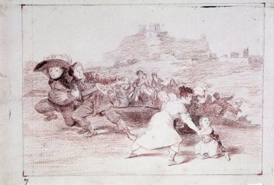 The Disasters of War: Viděl jsem to (přípravná kresba od Francisco de Goya