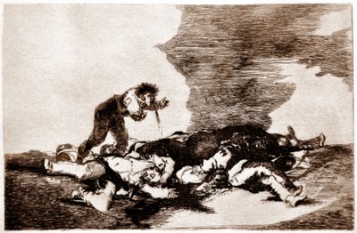 The Disasters of War: Para eso habeis nacido (proto jste se narodili) od Francisco Jose de Goya y Lucientes
