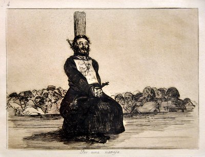 The Disasters of War: Por una Navaja (pro nůž) od Francisco Jose de Goya y Lucientes